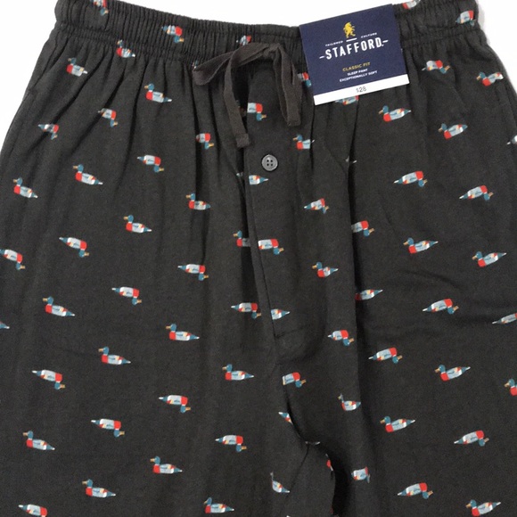 Stafford Sleep Lounge Pajama Pants Ducks - Picture 4 of 5